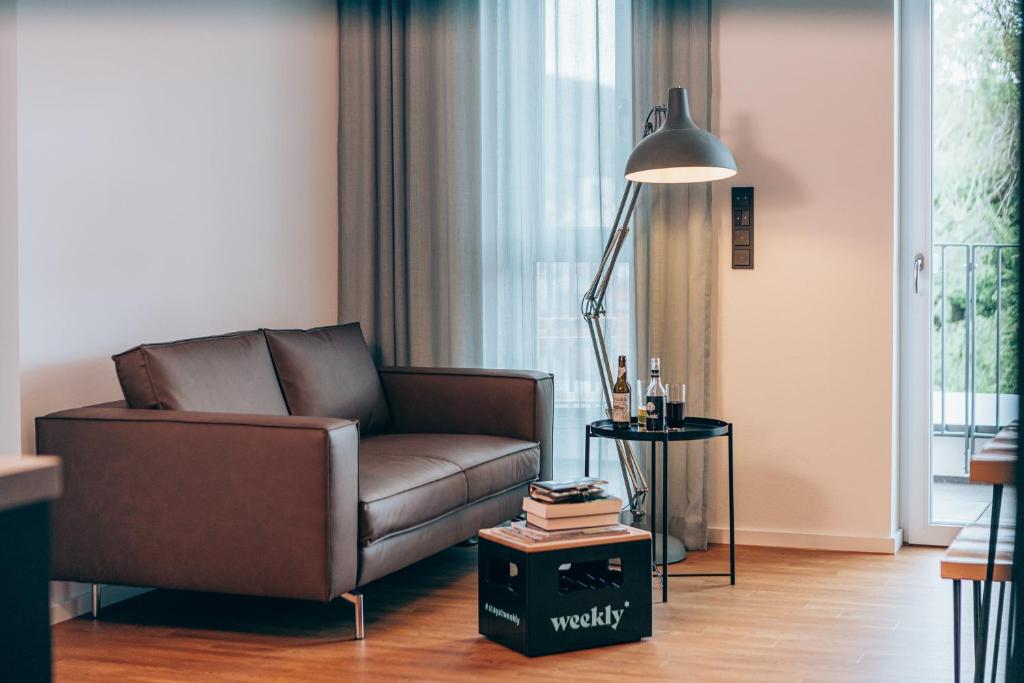 Posezení v ubytování Weekly Boardinghouse