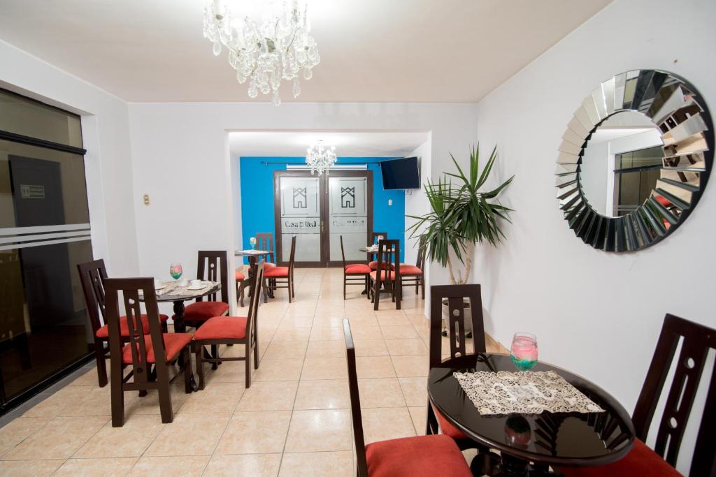 Posezení v ubytování Casa Real