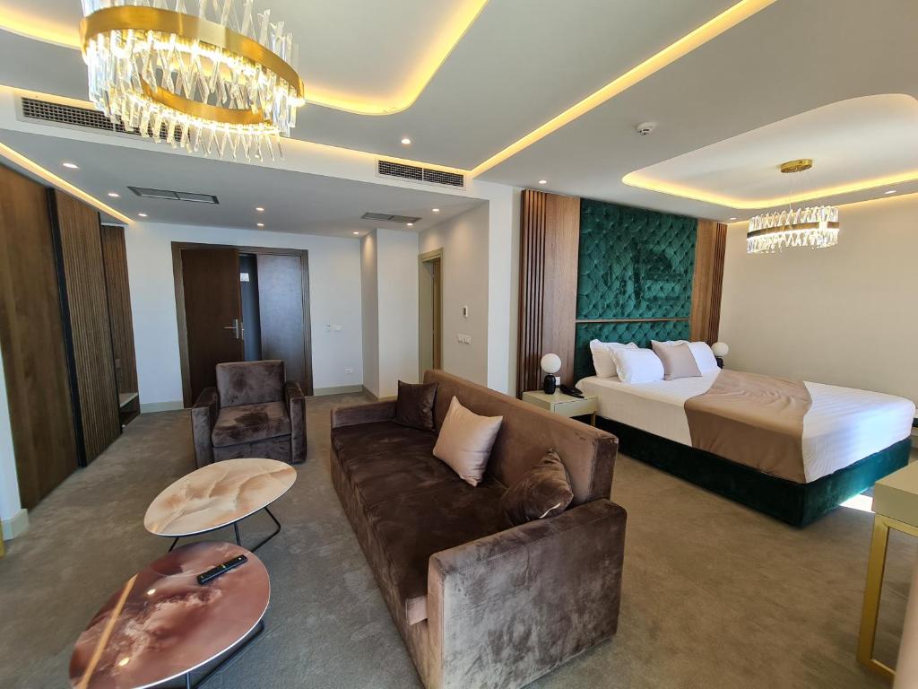 Posezení v ubytování Hotel Aross