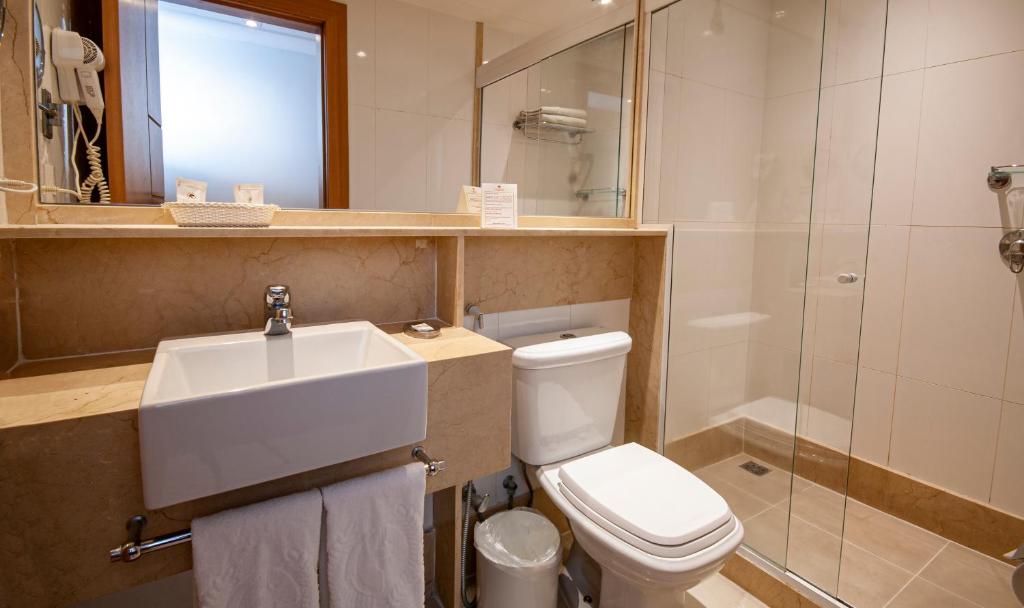 Koupelna v ubytování Hotel Atlântico Rio
