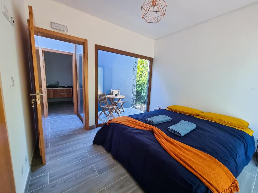 Postel nebo postele na pokoji v ubytování Quinta do Abacate - Glamping Park