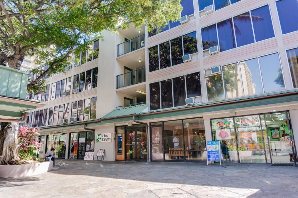O edifício em que o hotel se localiza