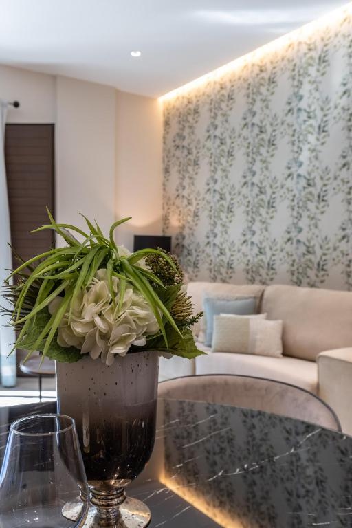 Posezení v ubytování BiBo Suites Real Chancilleria