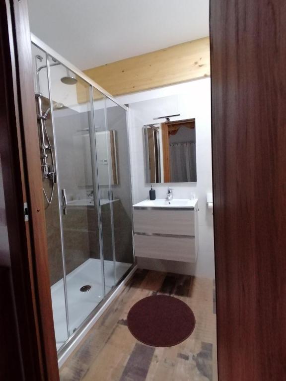 Koupelna v ubytování B&B FANCHETTI 1938