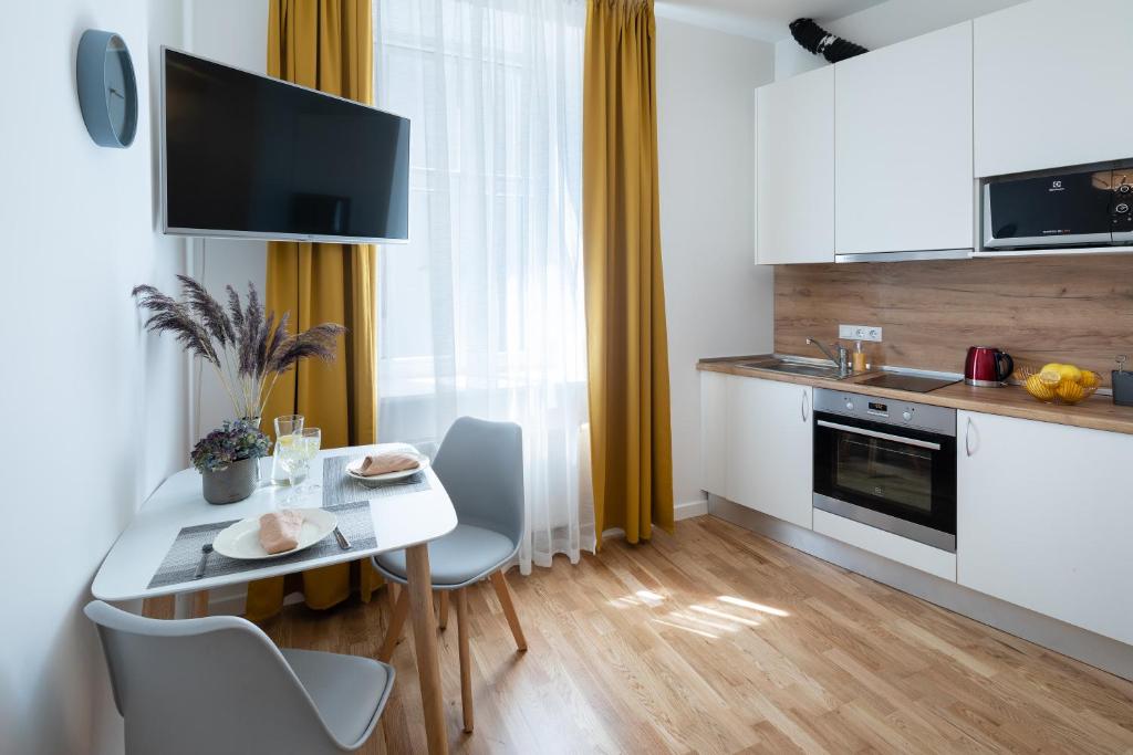 Residential Barona Apartments in Riga Centre - Studio With Sofa Bed