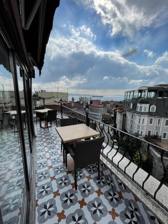 Balkón nebo terasa v ubytování Osmanhan Hotel