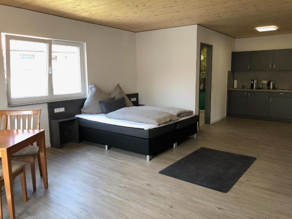 Katil atau katil-katil dalam bilik di Landgasthof Krone