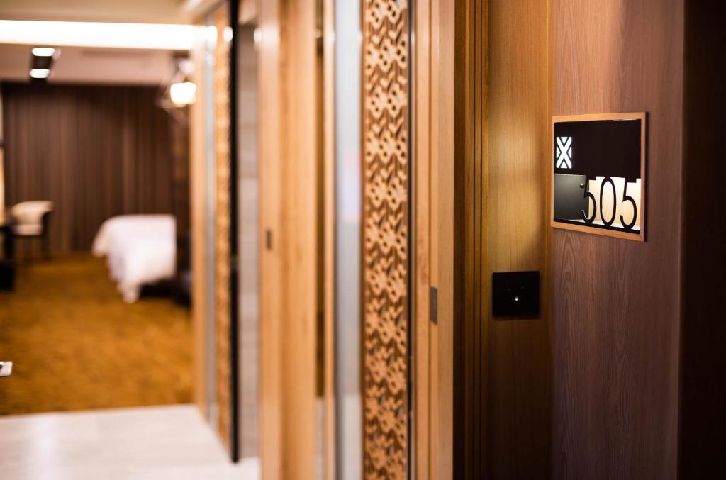 Koupelna v ubytování Hotel Château Anping