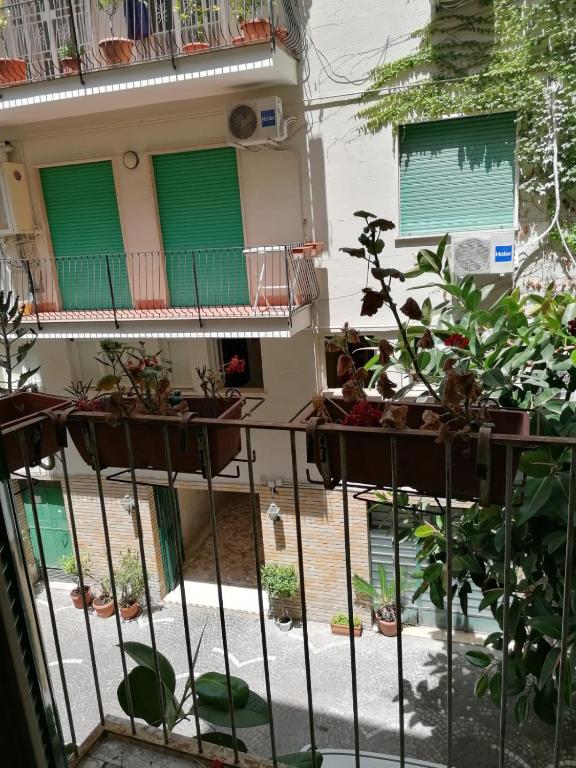 Balkón alebo terasa v ubytovaní Residence Appartamenti Santa Teresa a Chiaia