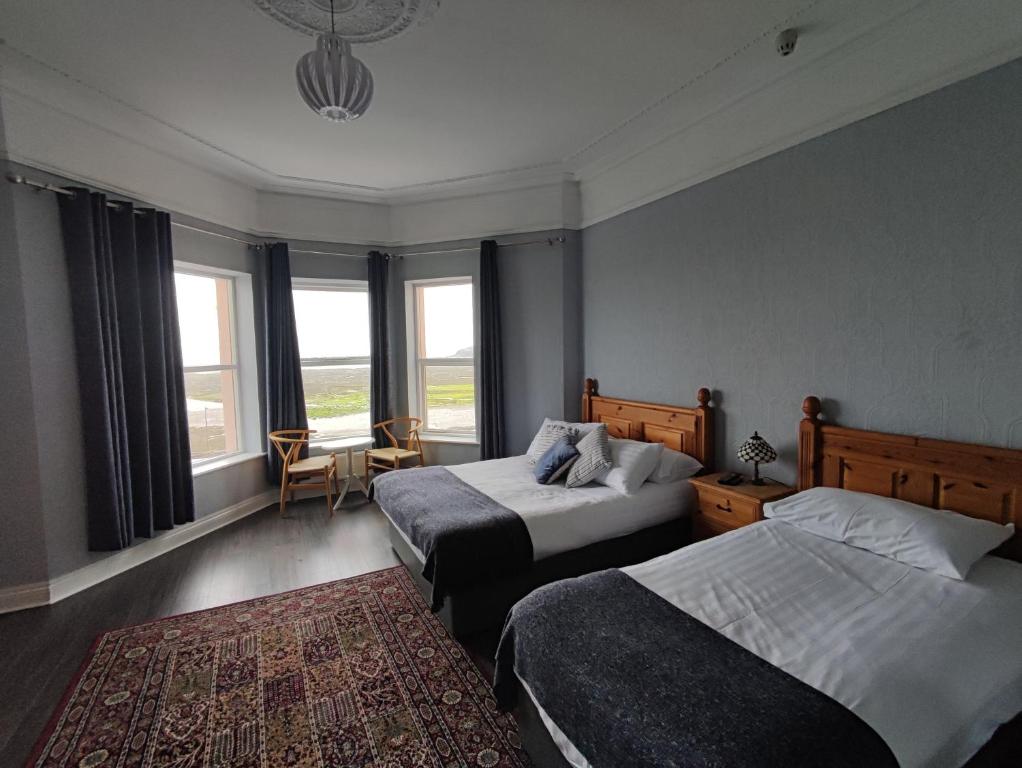 Postel nebo postele na pokoji v ubytování 4 bayview bundoran