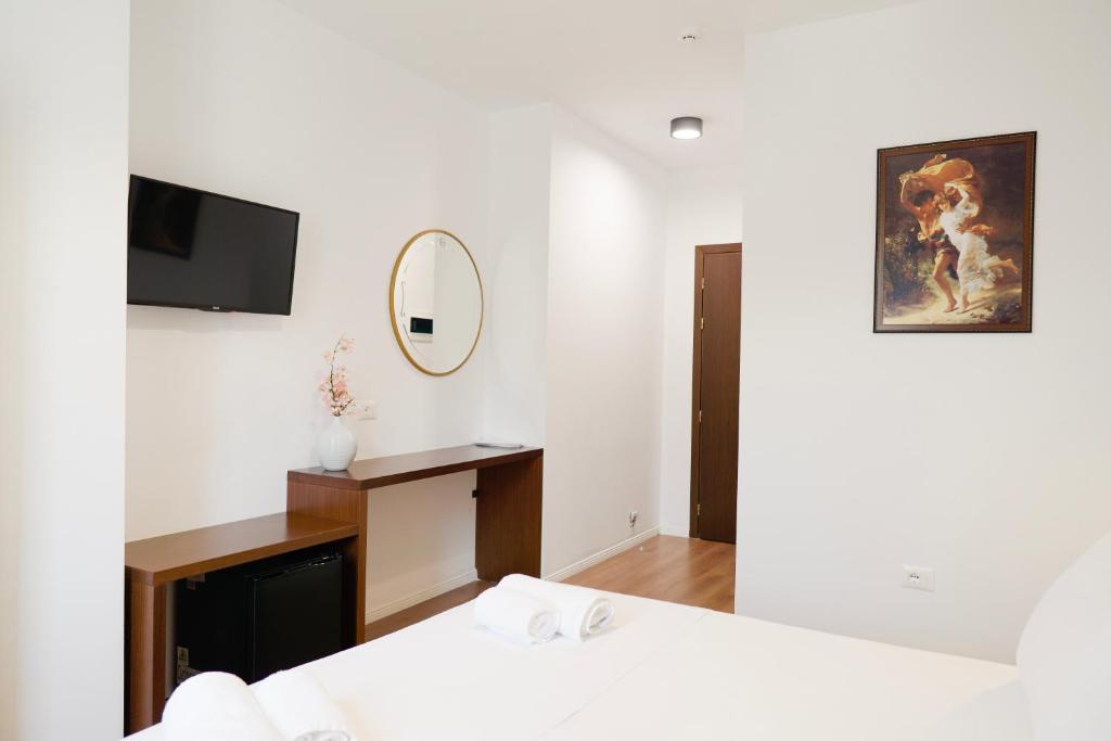 Postel nebo postele na pokoji v ubytování Hotel Fantasy