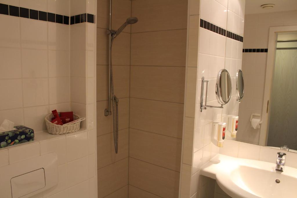 Vannituba majutusasutuses Hotel Rennsteig