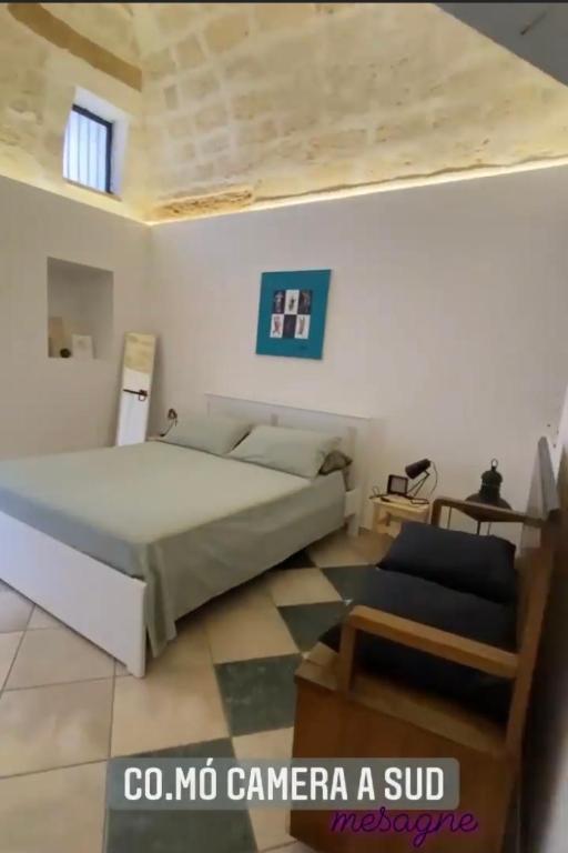 Postel nebo postele na pokoji v ubytování Co Mó - Camera a Sud - Affittacamere