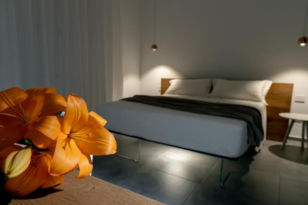 Posteľ alebo postele v izbe v ubytovaní 32Venti Comfort Apartments Trapani