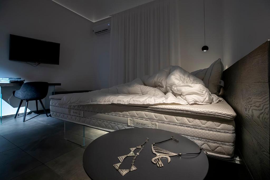 Posteľ alebo postele v izbe v ubytovaní 32Venti Comfort Apartments Trapani