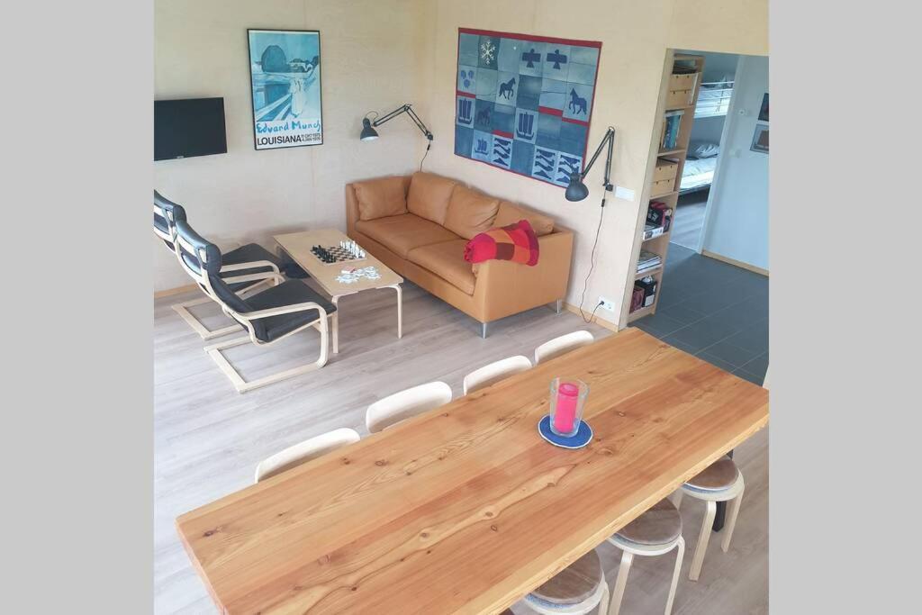 TV a/nebo společenská místnost v ubytování Árheimar 6 cosy holiday home