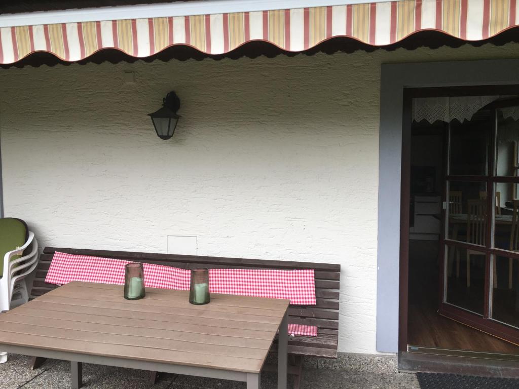 Balkón nebo terasa v ubytování Appartments Haus Rettenmoser