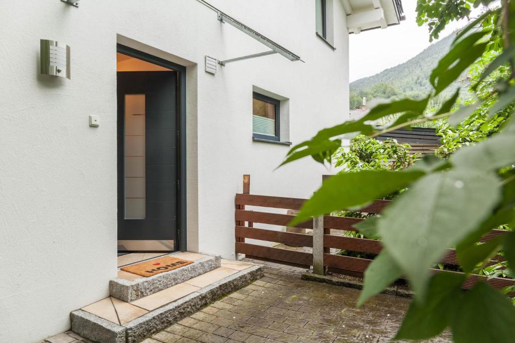 Balkón nebo terasa v ubytování Das Bergzeit