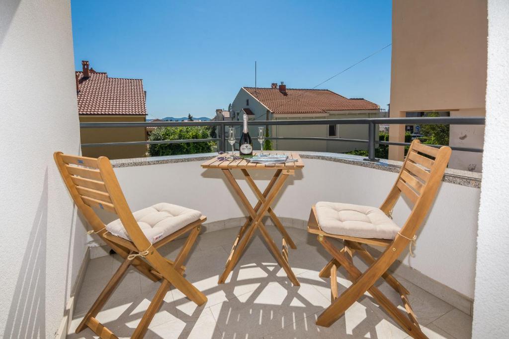 Balkón alebo terasa v ubytovaní Apartments Maella