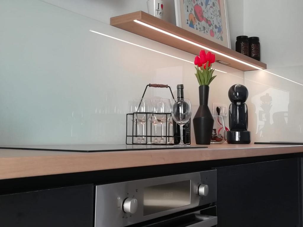 Kuchyňa alebo kuchynka v ubytovaní Apartments Maella