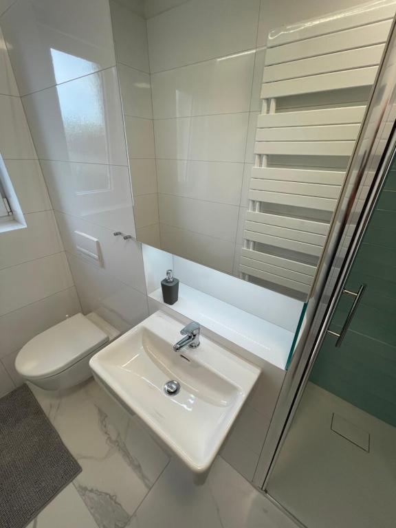 Kupaonica u objektu Apartmán U Kolonády, Poděbrady