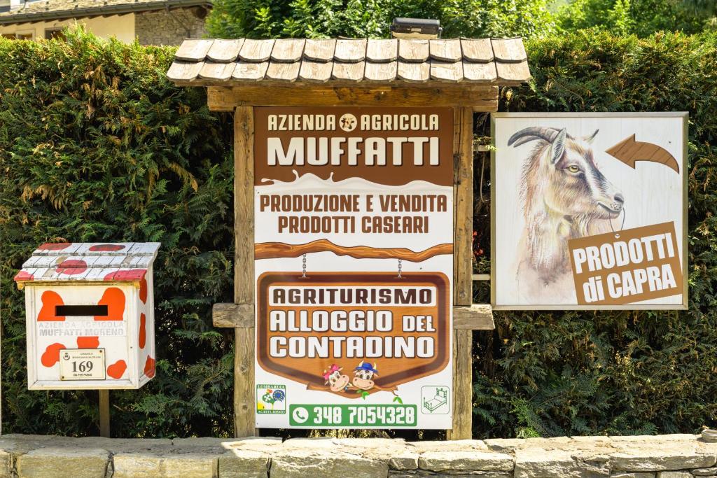 Certifikát, hodnocení, plakát nebo jiný dokument vystavený v ubytování Alloggio del contadino