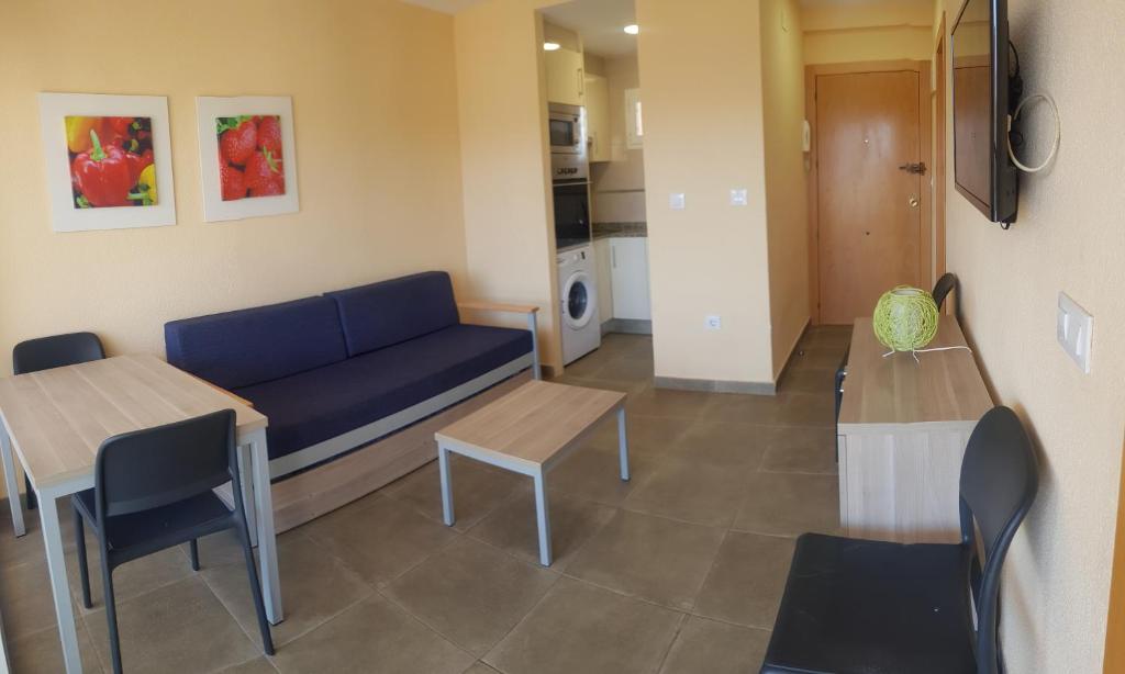 Posezení v ubytování Acuarium 3-Fincas Benidorm