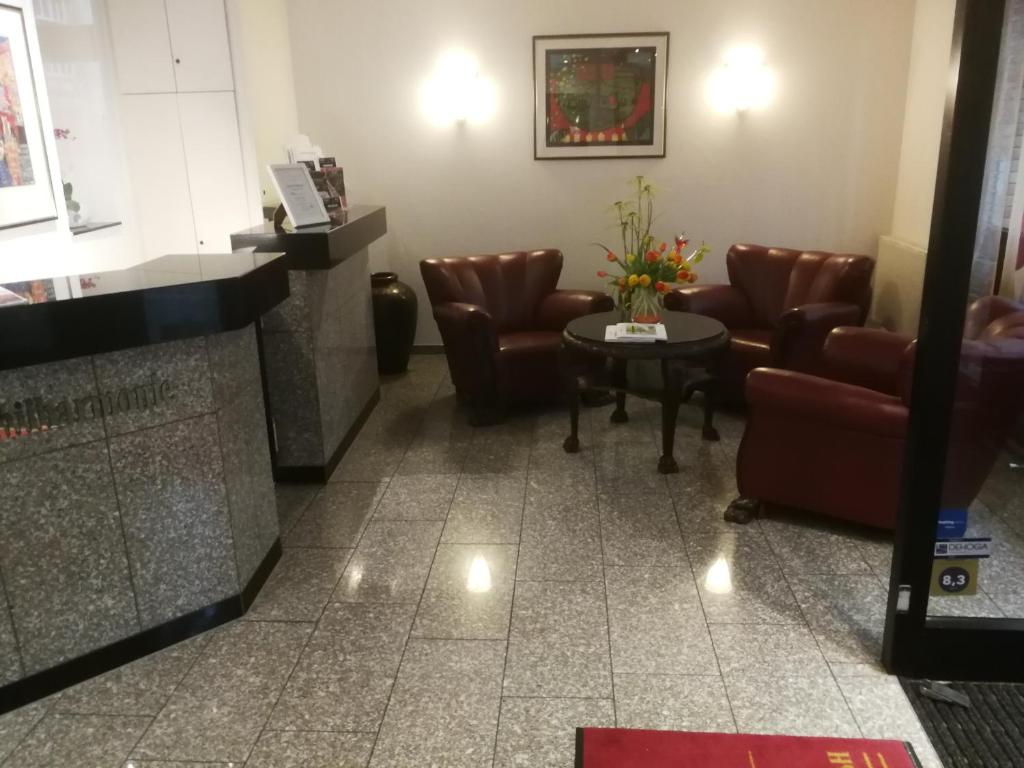 Kuchyň nebo kuchyňský kout v ubytování Hotel An der Philharmonie