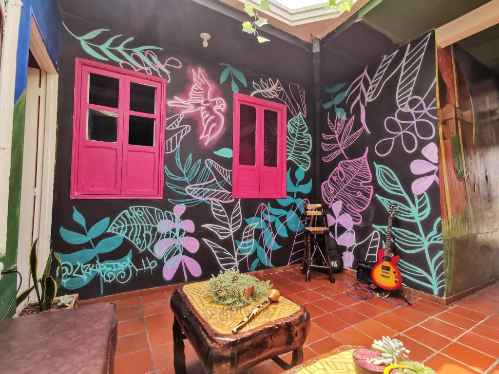 Foto sihtkohas Popayán asuva majutusasutuse Lienzo Hostel and Mural Art Museum galeriist