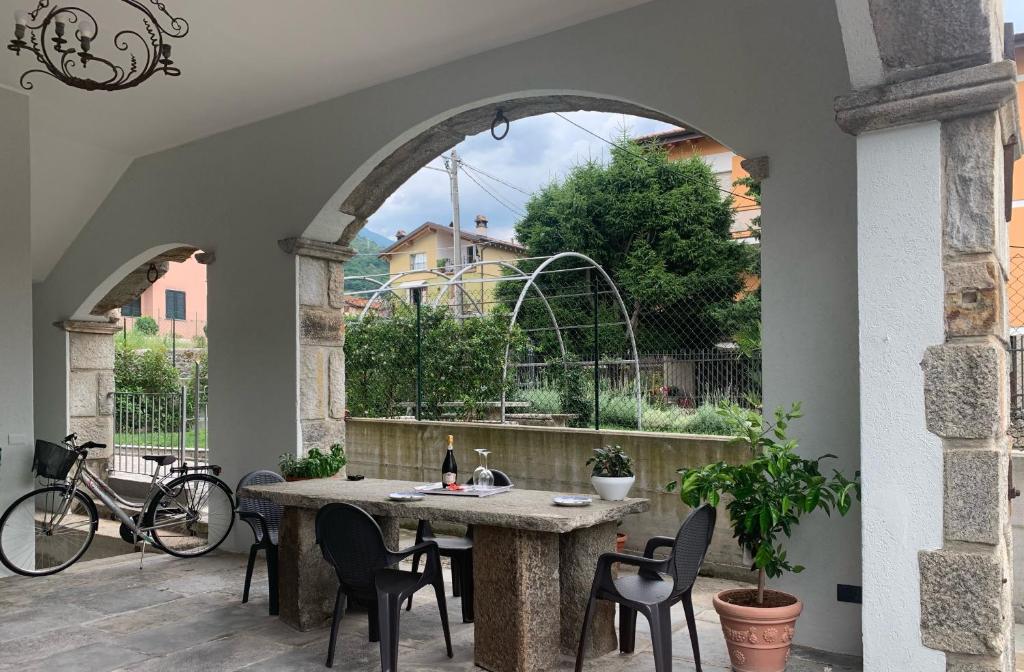 Zahrada ubytování Appartamento Lucia, Lago di Como, Dongo