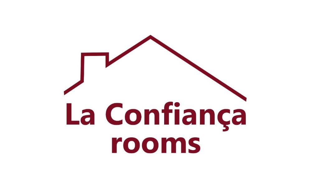 un dibujo de una casa con las palabras "la confina rooms" en La Confiança Rooms en Ripoll