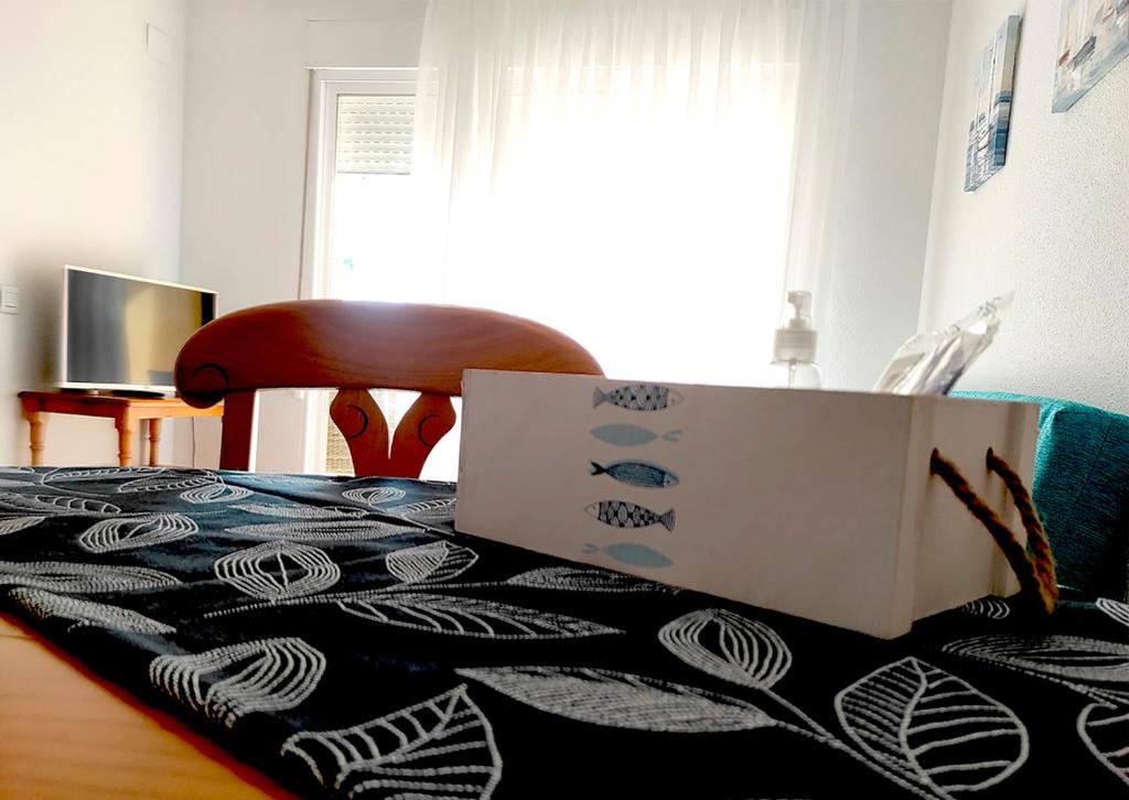 TV a/nebo společenská místnost v ubytování Apartamento Mar Peñíscola