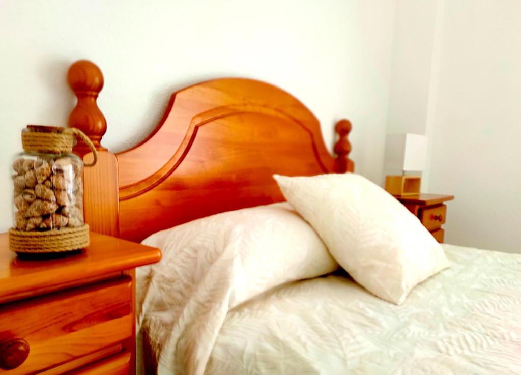 Postel nebo postele na pokoji v ubytování Apartamento Mar Peñíscola