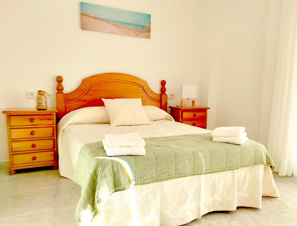 Postel nebo postele na pokoji v ubytování Apartamento Mar Peñíscola