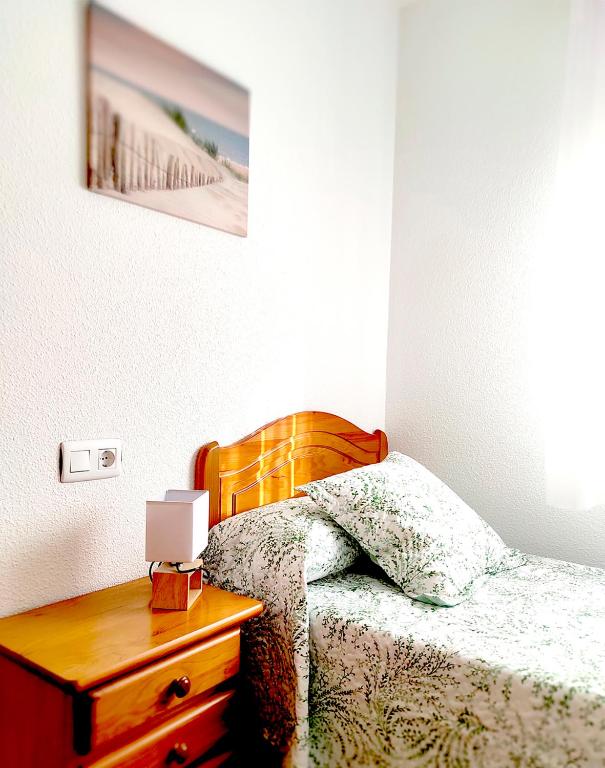 Postel nebo postele na pokoji v ubytování Apartamento Mar Peñíscola