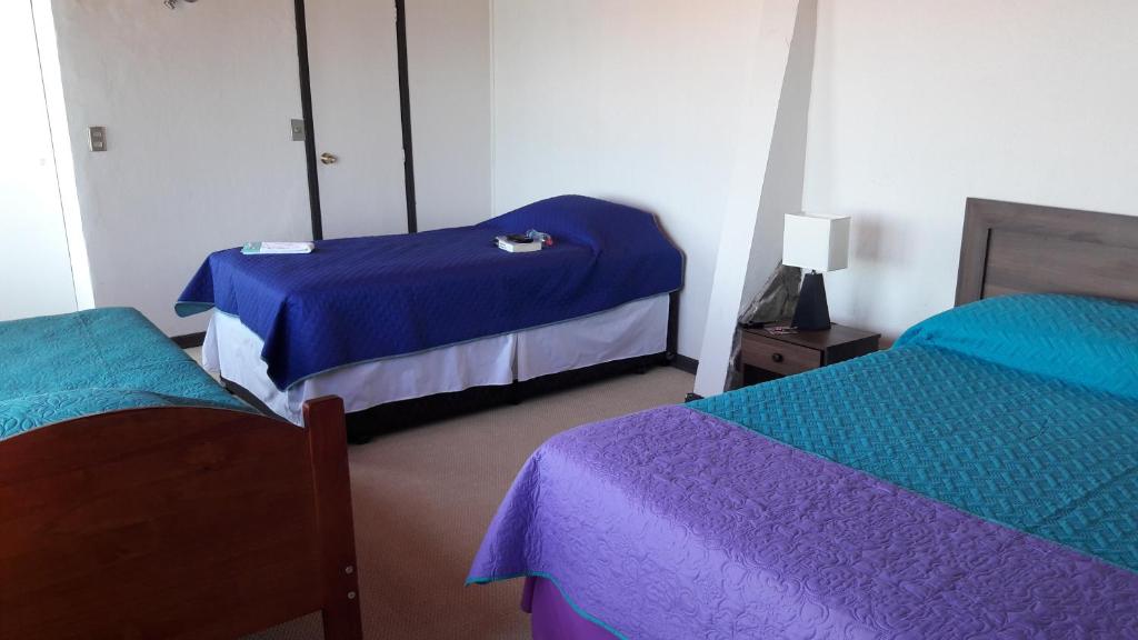Postel nebo postele na pokoji v ubytování Hotel Terrazas Del Mar