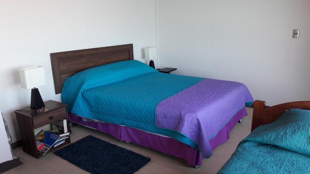 Postel nebo postele na pokoji v ubytování Hotel Terrazas Del Mar