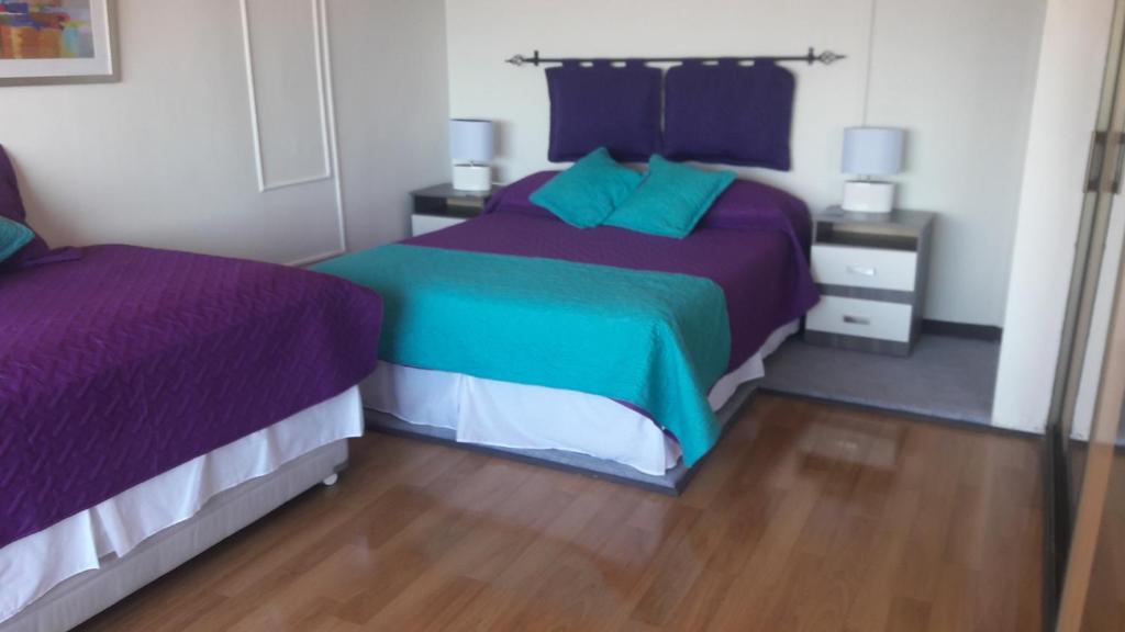 Postel nebo postele na pokoji v ubytování Hotel Terrazas Del Mar