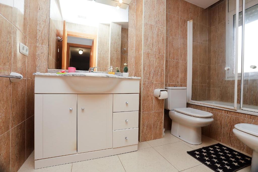Kúpeľňa v ubytovaní Apartamento Plaça Jardí
