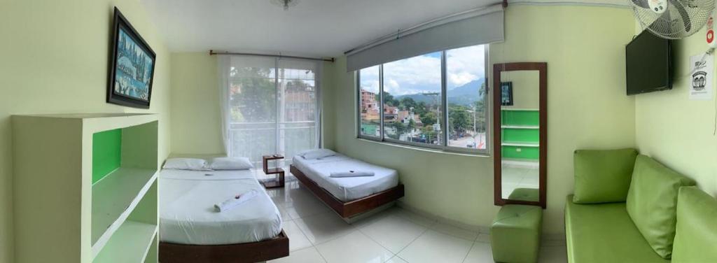 Postel nebo postele na pokoji v ubytování Hotel Bellavista Premium