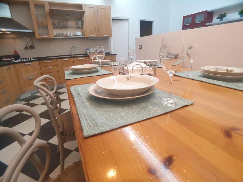 Kuchyň nebo kuchyňský kout v ubytování Stella-Guesthouse