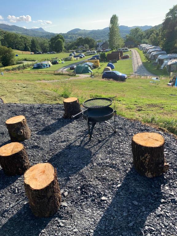 Příroda nedaleko luxury tent