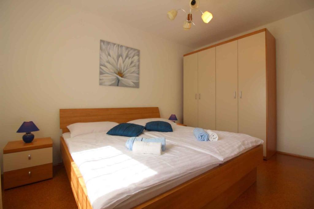 Postel nebo postele na pokoji v ubytování Apartment in Porec/Istrien 10446