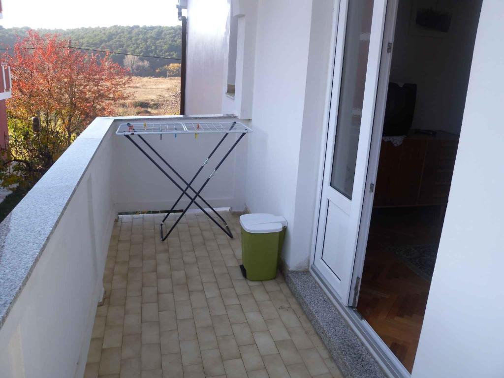Balkón alebo terasa v ubytovaní Apartment in Kampor/Insel Rab 16142