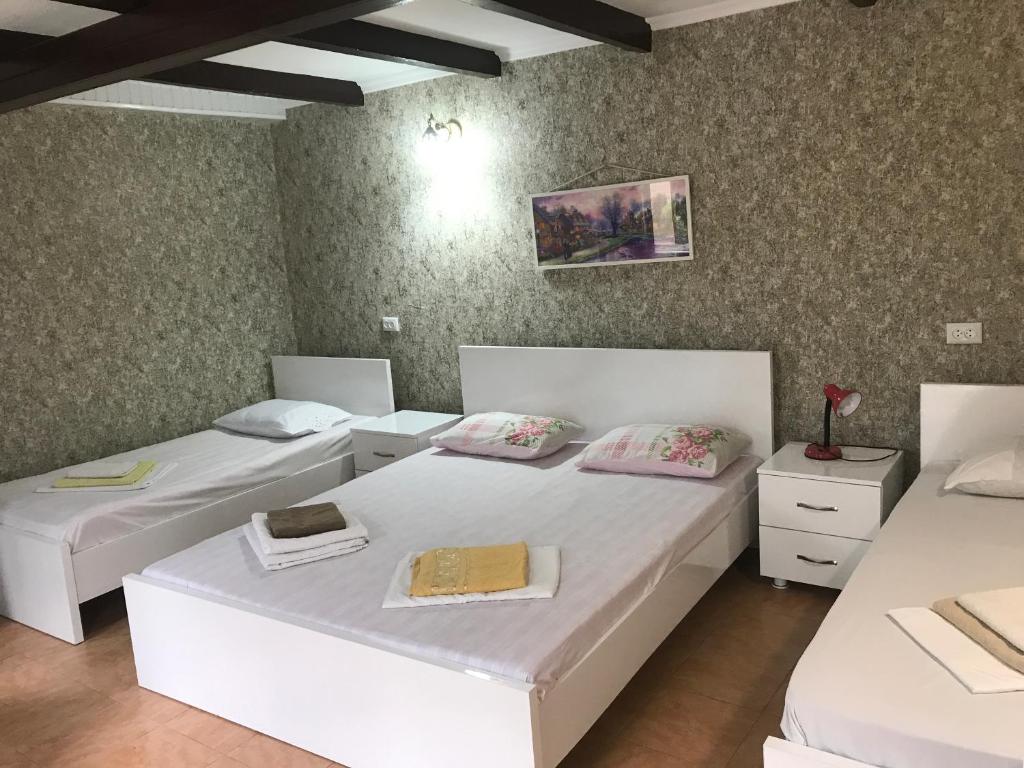 Llit o llits en una habitació de Feride