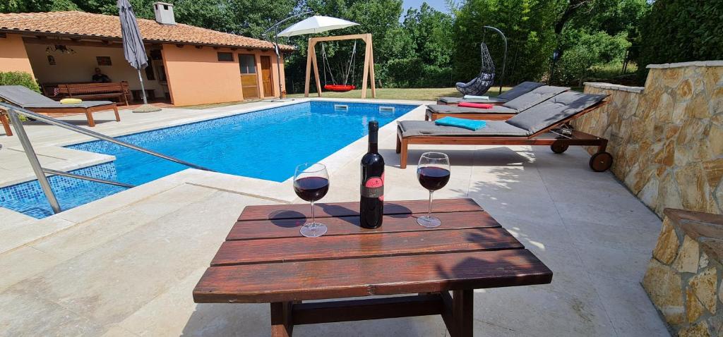 Basen w obiekcie Sunny Garden Villa with Pool lub w pobliżu