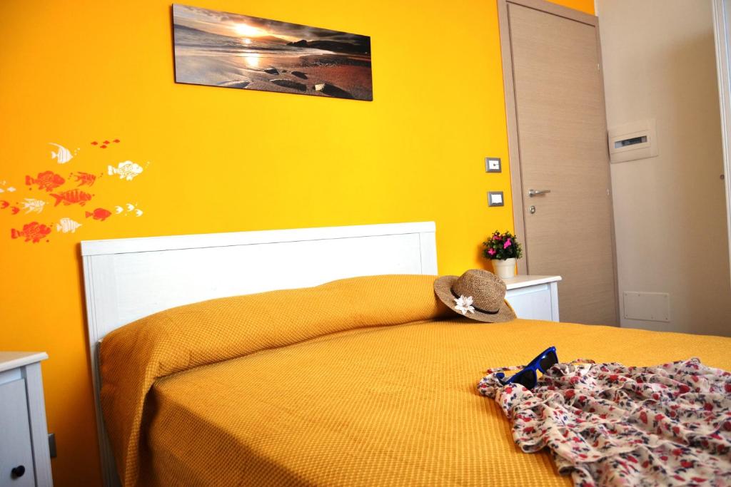 Posteľ alebo postele v izbe v ubytovaní B&B Vivere il Mare