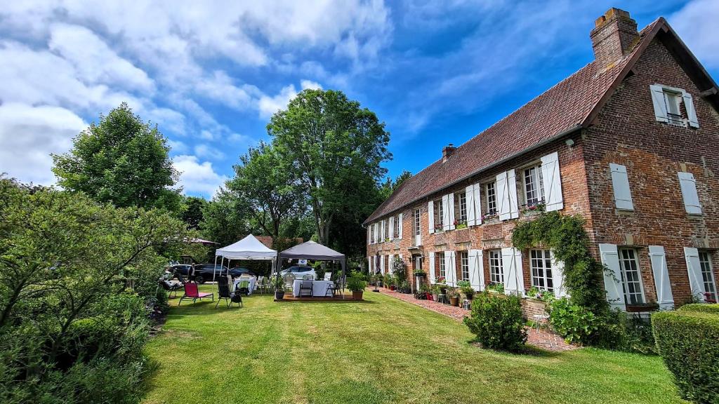 Zahrada ubytování Chambres d'hôtes Manoir du Buquet