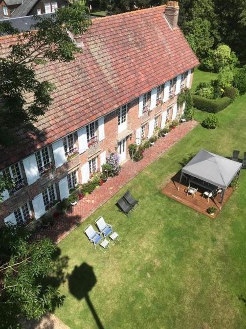 Zahrada ubytování Chambres d'hôtes Manoir du Buquet
