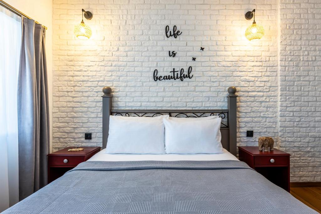 Postel nebo postele na pokoji v ubytování The Poyz Hotel Bodrum
